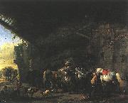 WOUWERMAN, Philips Scene in front of an Inn wet china oil painting reproduction